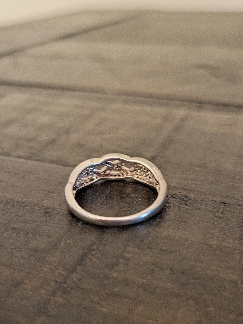 925 Silver Celtic Knot/Weave Ring